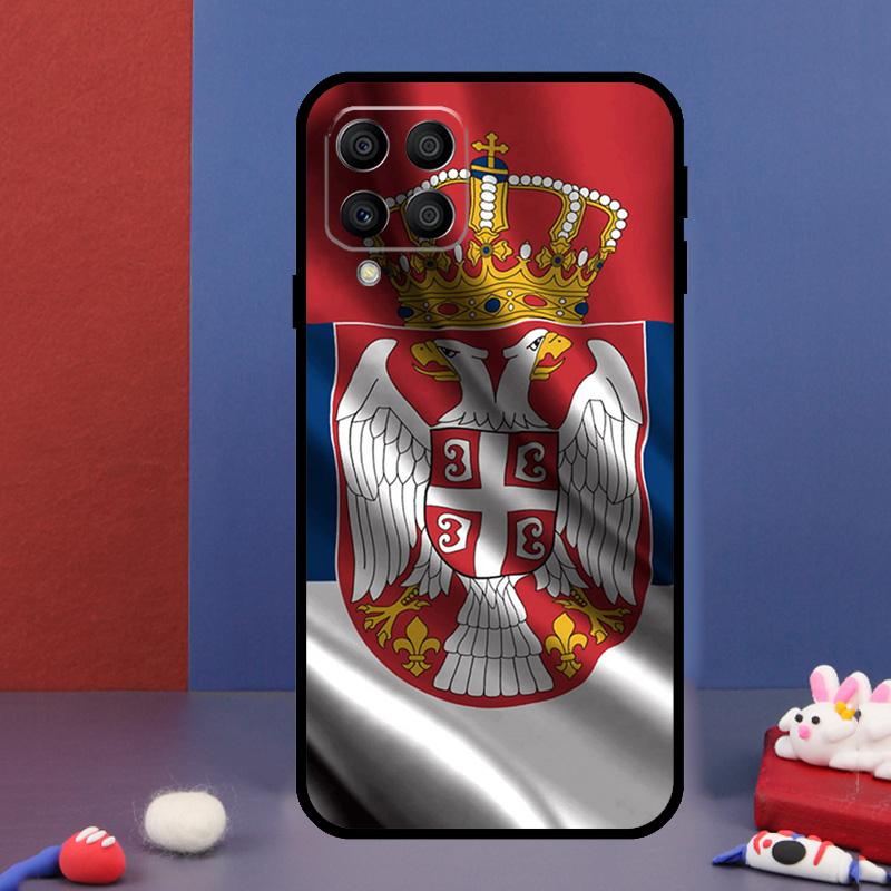 Flag of Serbia Serbian For Samsung Galaxy M14 M34 M54 M33 M13 M23 M53 M15 M55 M31 M51 M20 M30s M32 M52 Phone Case