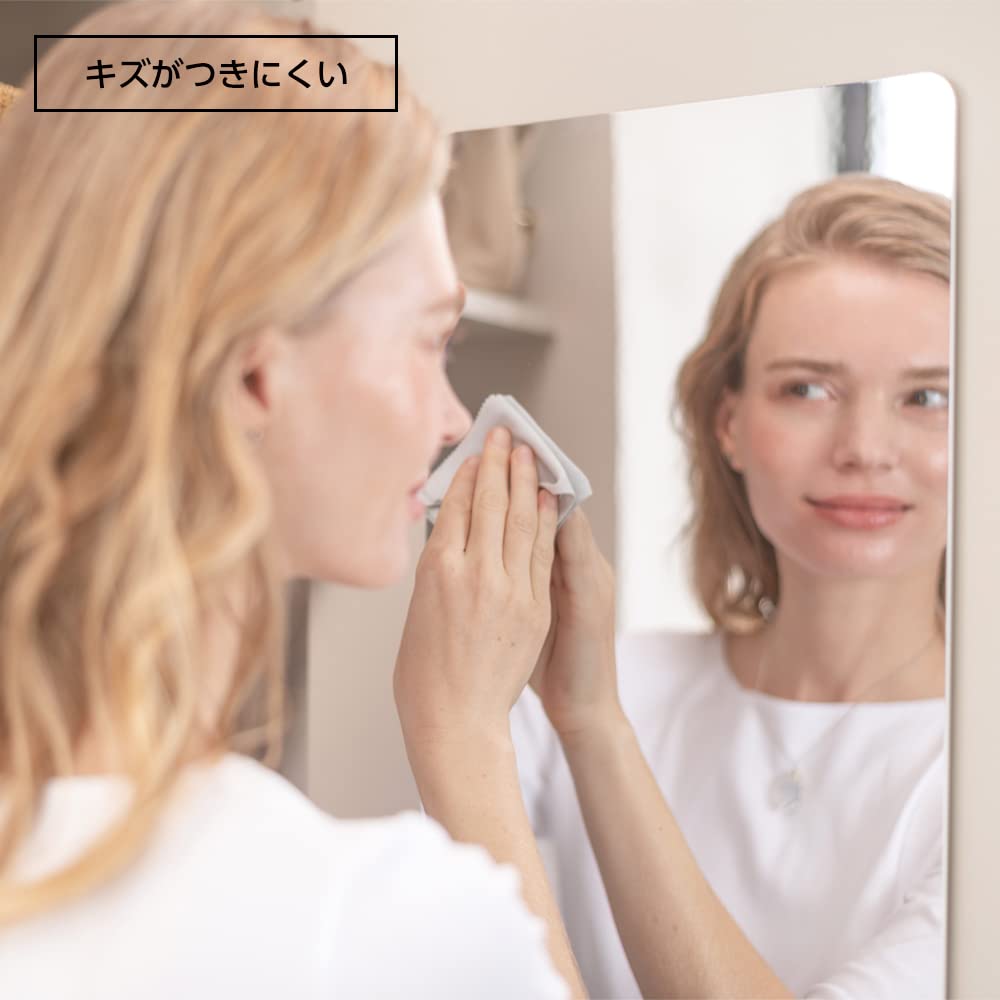 Mirror That Break Even If Dropped Safe and Secure Resin Mirror Made In Japan Wall-mounted Won't
