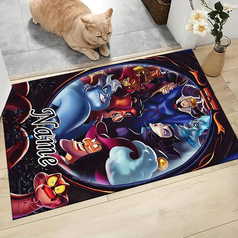 Custom Name Tinkerbell Night Sky Carpet Rug Customizable Soft Washable Anti-Slip Home Living Room Sofa Mats Personalized Rug. 0909310