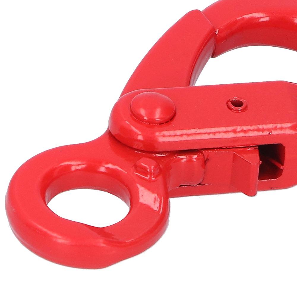 Eye-Type Self-Locking Lifting Hook Alloy Steel Clevis Hook Safety Lock Slip Hook Port