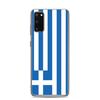 Coque Téléphone - Samsung - Galaxy S20 Plus - Drapeau Grèce - Souple - Multicolore