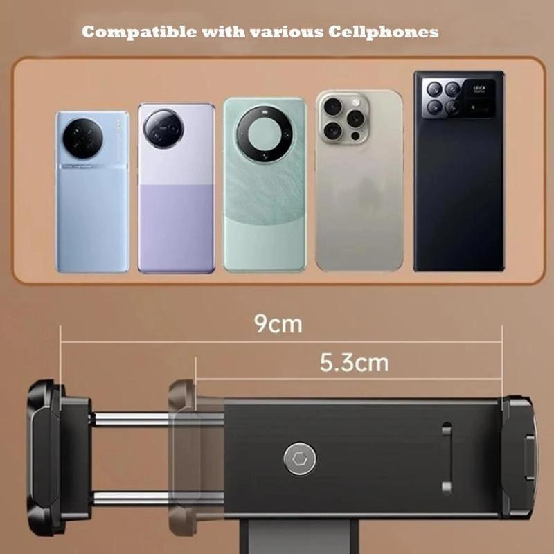 Держатель для телефона в самолете, Портативный дорожный держатель для стола с многонаправленным вращением на 360 градусов, Аксессуар для путешествий в поезде