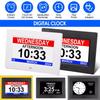 Electronic Desk With Clock Decoration LED For Elderly With Reminders Clock Led Alarm For Memory Loss Electronic