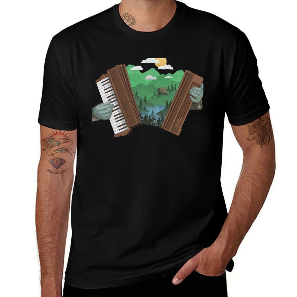 Accordionscape TShirt Lightweight Gym Training TShirt