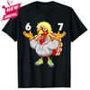 Смешная 67 Thanksgiving Мем Индейка Шесть Семь Костюм Футболка