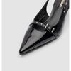2025 summer Korean version fashion new pointed head thin heel bag head empty fashion single shoes fashion temperament high heel women's shoes