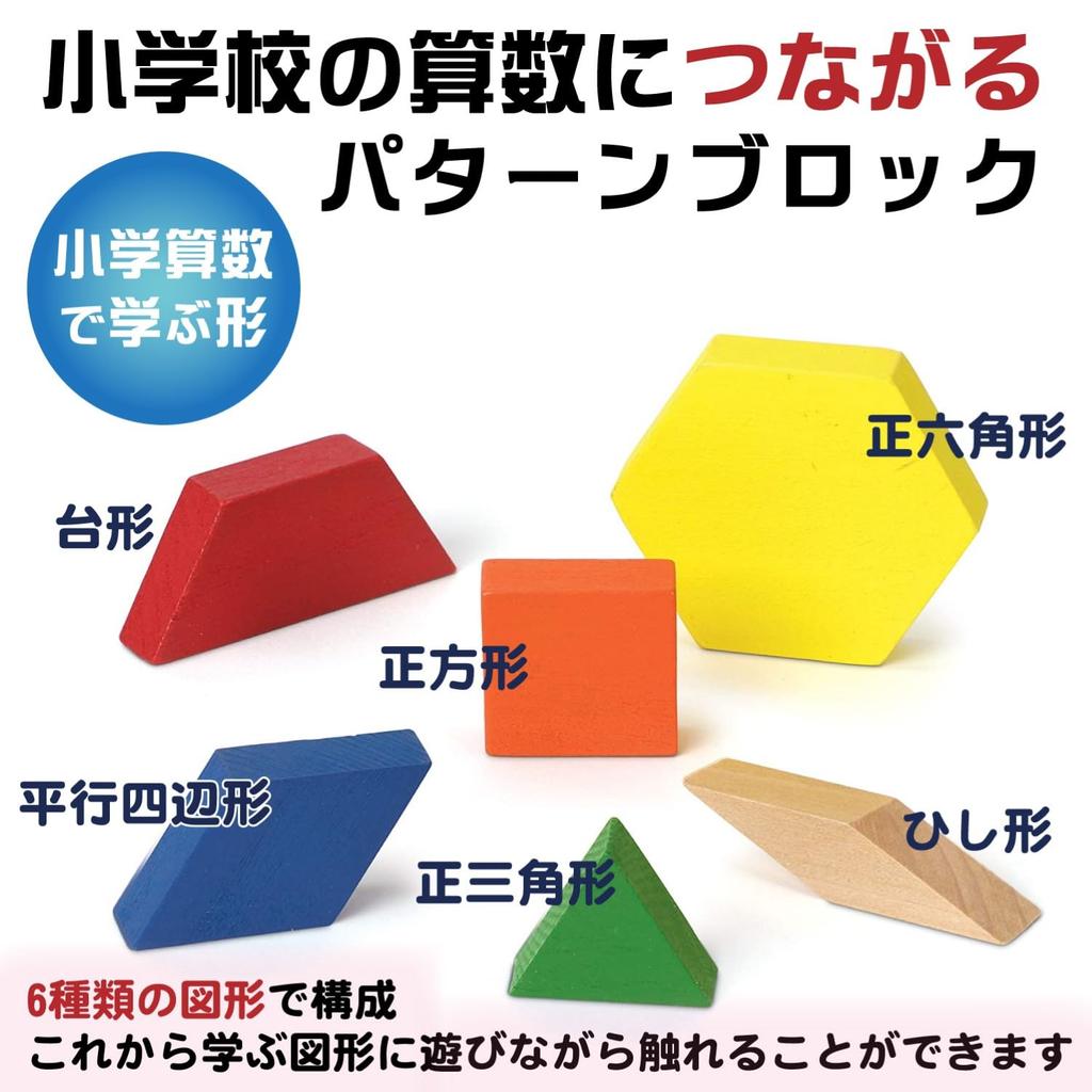 Learning Resources Wooden Pattern LER 0334 Blocks,