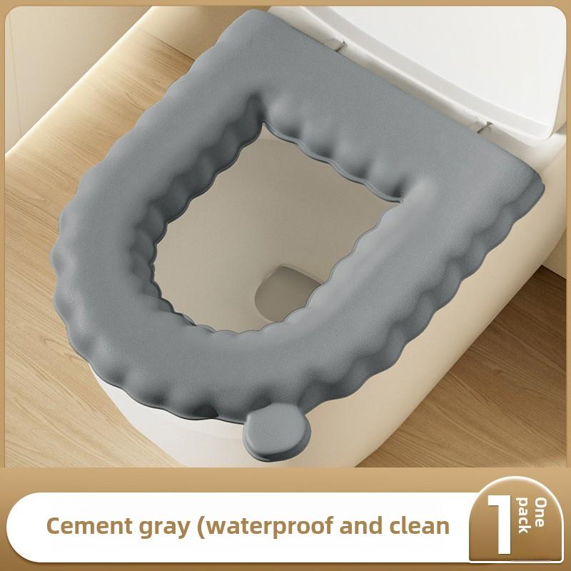 Мягкий силиконовый утолщенный чехол для сиденья унитаза водонепроницаемый моющийся универсальный унитаз Four Seasons