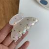 Semicircle Hair Accessory Rhinestone Girls Hair Claw Hair Clip Korean Style Shark Clip Headwear
