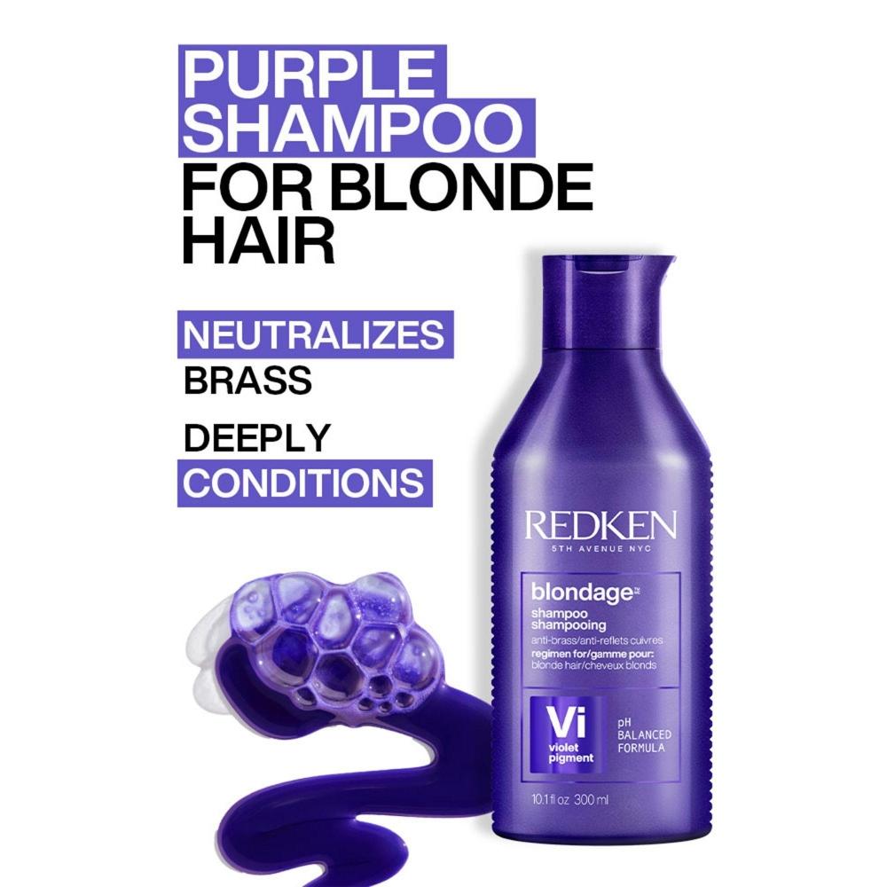 Redken Blondage Color Depositing Purple Shampoo 10.1 Oz