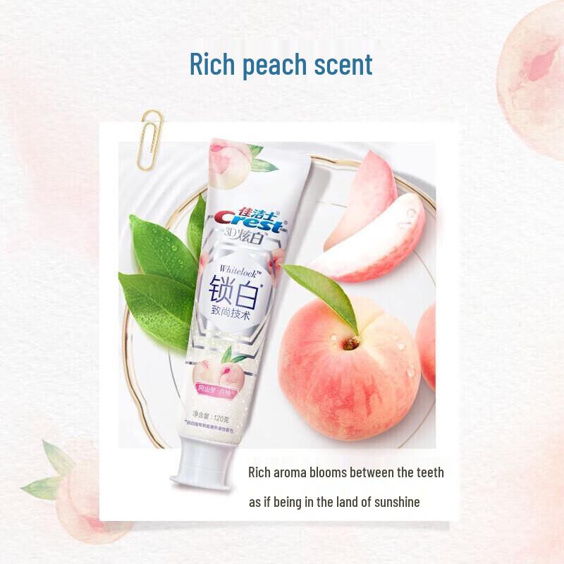 Зубная паста Crest Scent Lock White - Белый персик Окаяма