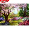 DIY 5D Diamond Painting Tree Landscape Home Decoration Handcraft Art Kits
