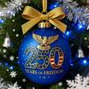 United States 250th Anniversary Ornament 250th Anniversary Acrylic Christmas Ball Ornament Patriotic Christmas Tree Hanging Decor