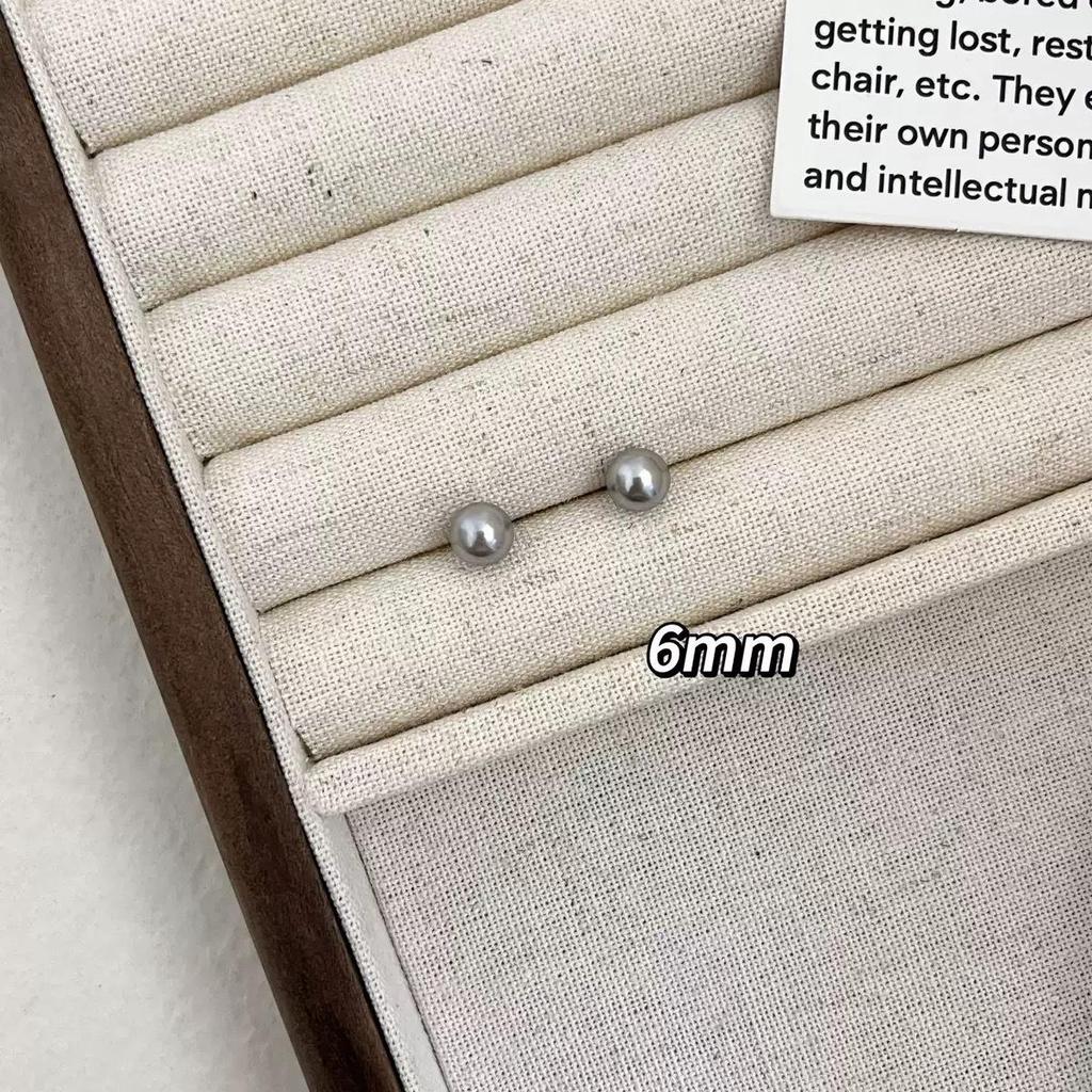 «Серьги-иглы Майяра 925»: "Янтарный жемчуг в стиле ретро для осени/зимы"