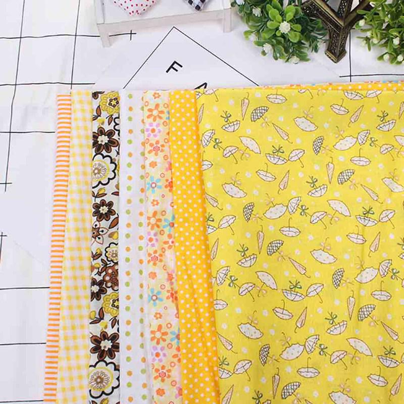 7 шт./компл. 25 см*25 см хлопчатобумажная ткань набивная ткань швейные стеганые ткани для пэчворка рукоделие DIY аксессуары ручной работы
