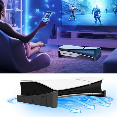 Горизонтальная подставка для PS5, с противоскользящей основой, аксессуары для подставки, экономящая место для Playstation 5 Slim, дисковое и цифровое издание