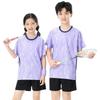 Kids Quick-Dry Breathable Badminton Table Tennis Set - Unisex Short Sleeve Shirt Shorts Children Sport Wear