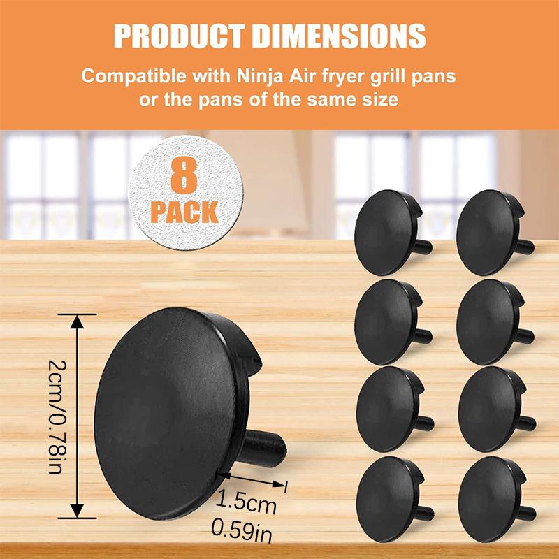 Резиновые бамперы для фритюрницы 4 шт. сменные резиновые наконечники для фритюрницы термостойкость