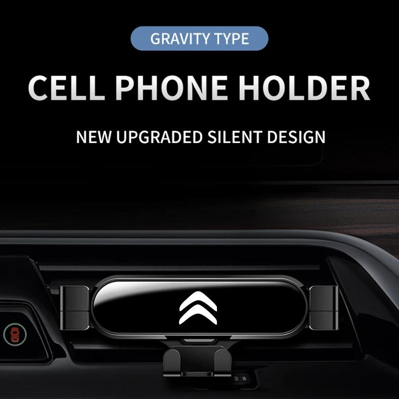 APG1  Gravity Car Phone Holder Mobile Stand GPS Support Mount For Citroen C4 C3 C5 C1 C2 C6 VTS C4L DS3 DS4 DS5 Grand Berlingo