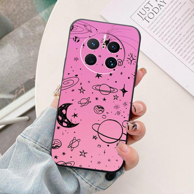 For Huawei Mate50pro 4G Case Colorful Painted Soft Silicone Back Cover For Huawei Mate 50 Mate50 Pro 50pro Shockproof Bumper