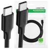 Nickel-plated Ugreen Us286 1.5M USB-C Cable (Black)