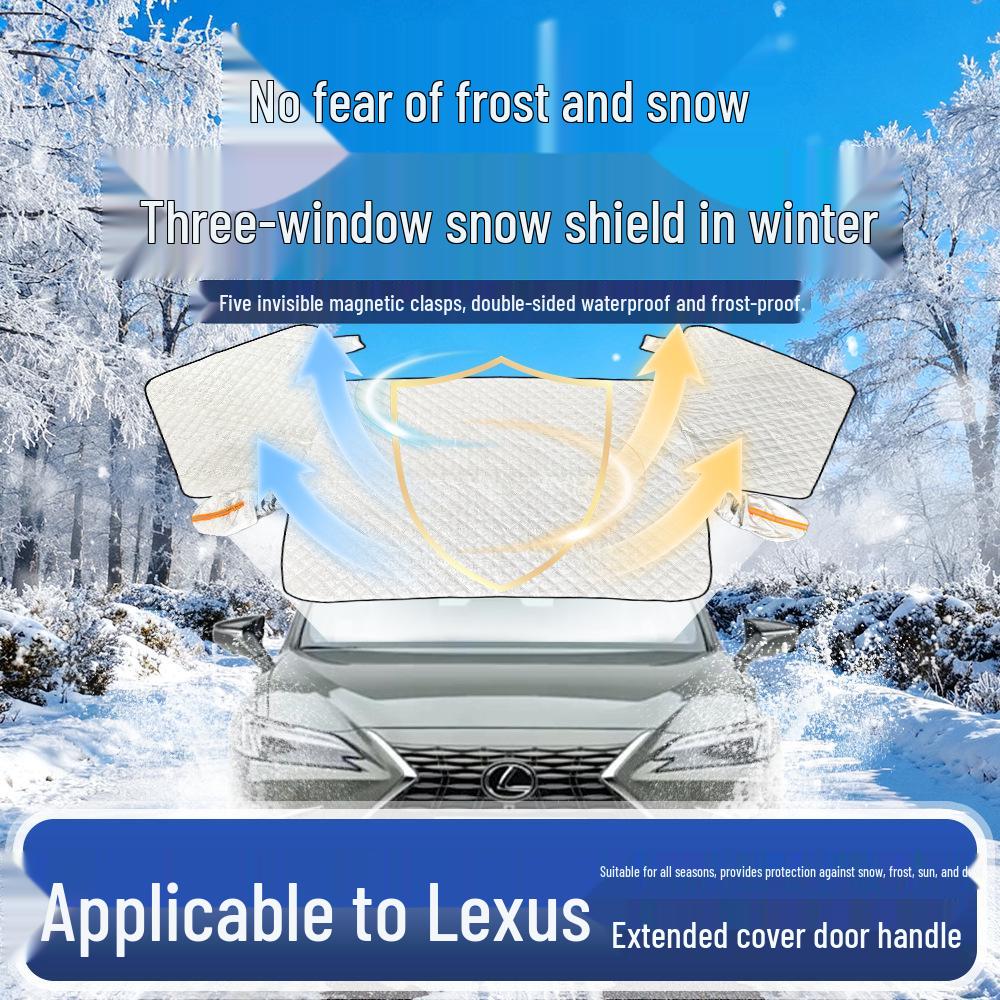 Чехлы на лобовое стекло и от снега для Lexus ES200, NX200, RX300, UX