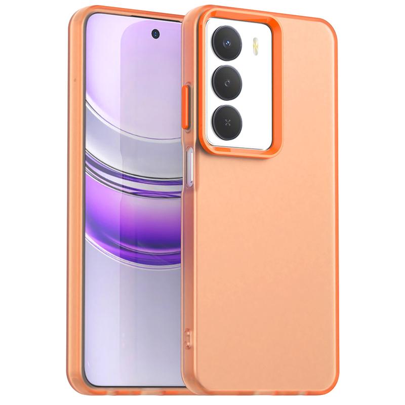 Противоударный чехол конфетного цвета для Realme C71 C73 Матовый ПК Прозрачная задняя крышка для Realme C71 Чехол для Realme C71 6,67 дюйма