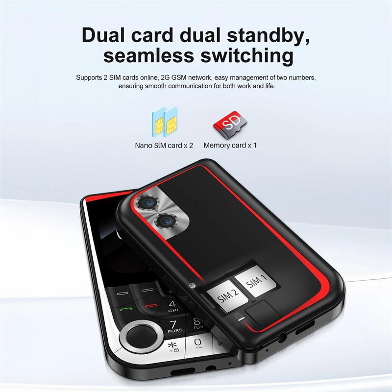 V10 Dual SIM Standby Мобильный телефон 2.01 дюймовый экран Magic Voice Speed Dial Фонарик FM-радио MP4 Дешевые резервные сотовые телефоны