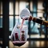 Персиковый формованный стеклянный аэратор для вина, быстроналивающийся декантер для бутылки красного вина, профессиональный гаджет для декантации и насыщения кислородом