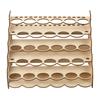 DIY Wooden Pigment Rack Multiple Layers Painting Supplies Organizer Painting Pigment Brushes Pens Holder