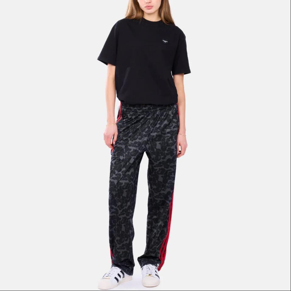 adidas x BAPE Firebird Track Pants Asia Sizing 'Black' Men's JN7125