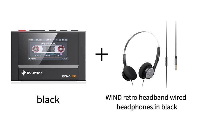 FiiO SnowSky Echo Mini High-Definition Color Screen True Bluetooth MP3 Player Pure Music Player 15-hour playback Headphone gift