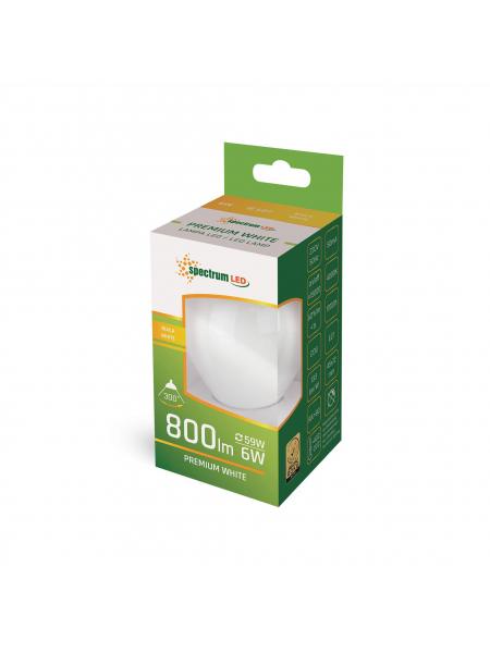 LED ball bulb 6W COG, 4000K WOJ+14399