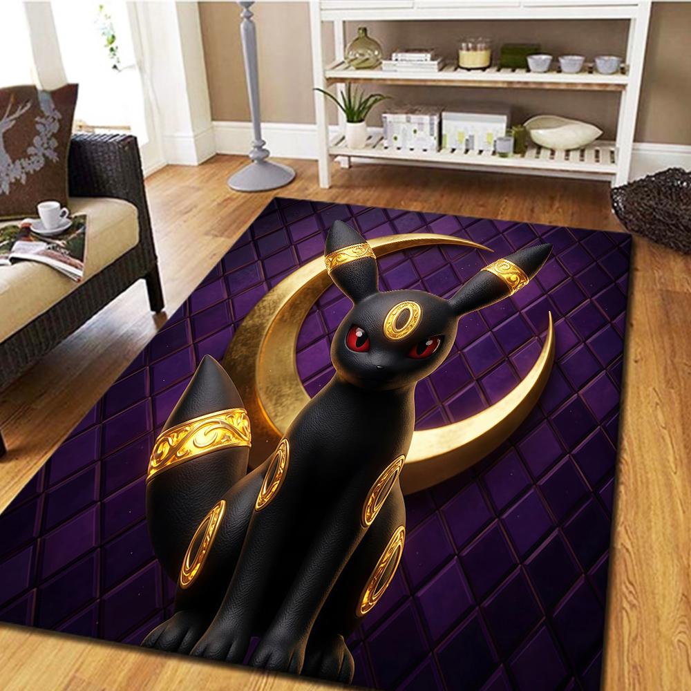 Cute Pokémon Floor Carpet, Cool Movie Themed Mat, Digital Printed Rug for Home Bedroom Decor, Play Mat -HYQ2