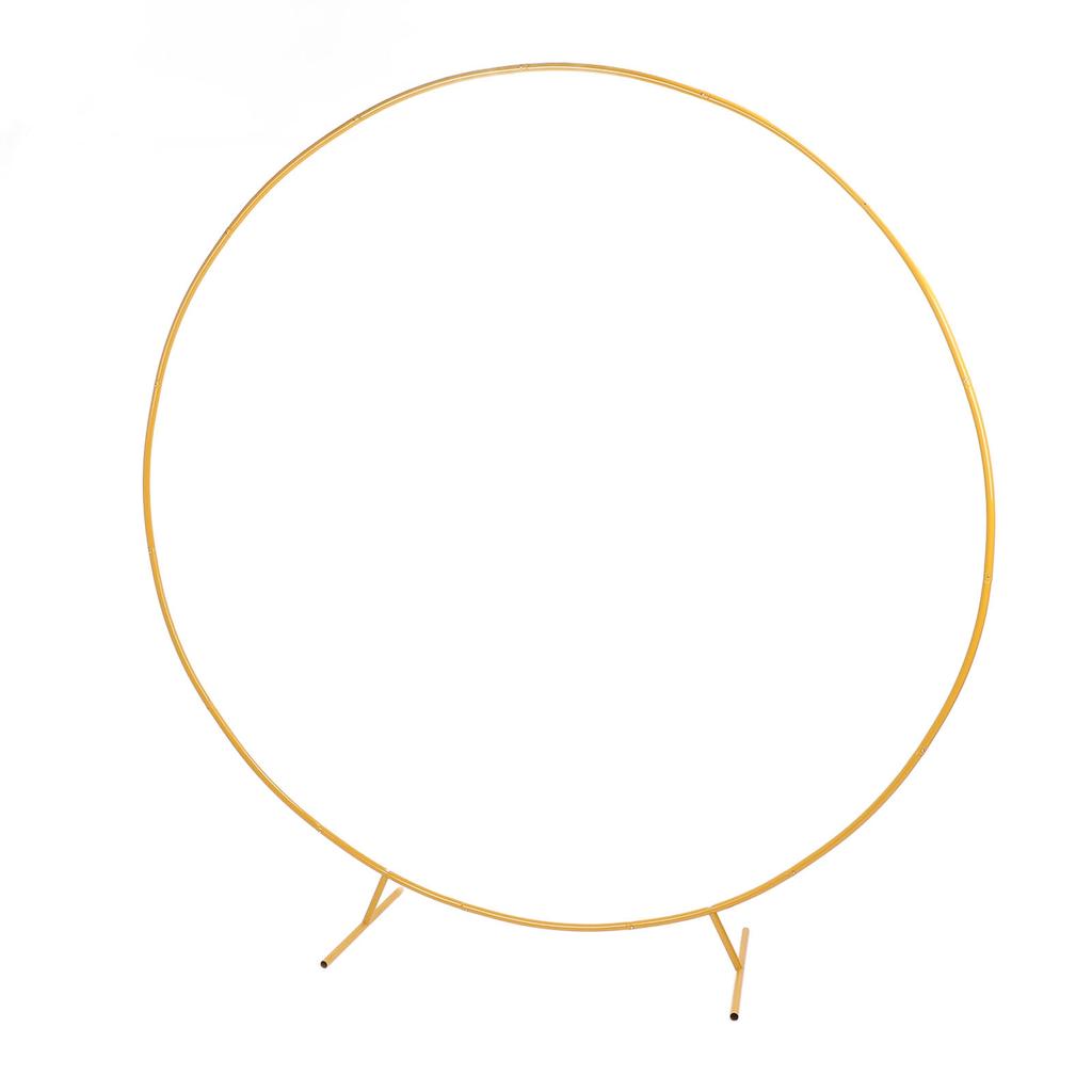 Круглая подставка для фона 7,2 фута, устойчивая металлическая подставка для арки с воздушными шарами, рама для свадьбы, дня рождения, вечеринки в саду