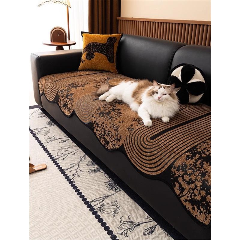 Винтажная подушка для дивана универсальная для всех сезонов высококачественная противоскользящая накидка на сиденье одеяло для осени и зимы