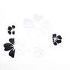 Fashion 5Pcs Flower 3D Art Mirror Wall Sticker Decal Home Office DIY Decor