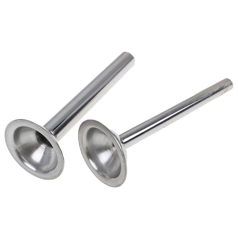 2Xstainless Steel Sausage Stuffer Attachment Stuffing Tubes Fit For Food Grinder