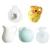 5Pcs Mini Glass Vase Refrigerator Magnet Home Office Kitchen Locker Fridge 3D Flower Vase Magnetic Decoration Ornament