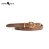 Ремень из натуральной кожи для женщин, Ретро женский ремень, Простой и универсальный модный ремень для джинсов и брюк