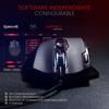 Redragon M908 12400 DPI Impact MMO игровая мышь 18 программируемых кнопок Регулируемый вес картридж 12 боковых кнопок