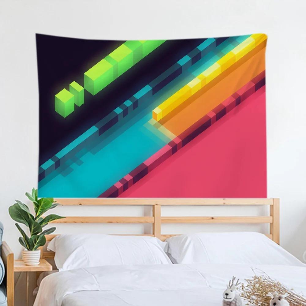 Colorful Simple Tapestry Office Living Room Decoration Home Wall Tapestry