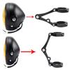 2Pcs Headlight Brackets Adjustable Aluminum Alloy 39-41mm Motorcycle Headlight Supports for Motor Bike