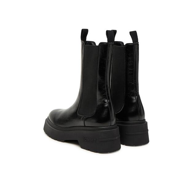 Ботинки челси Tommy Jeans Tjw Chunky Shiny EN0EN02888 Black