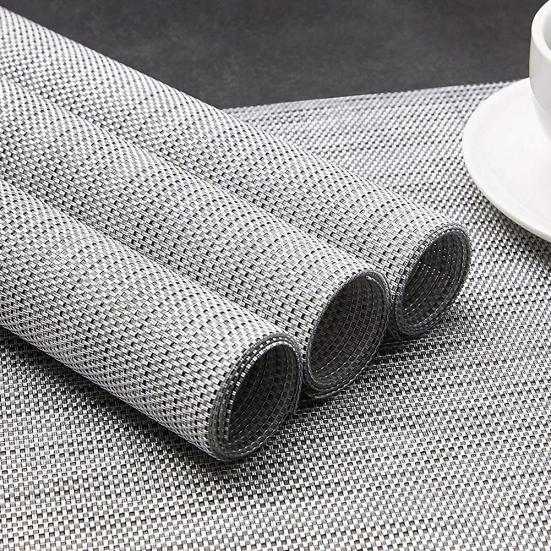 4 шт. термостойкий протираемый коврик для столовых приборов, нескользящий коврик для праздничного стола, декор