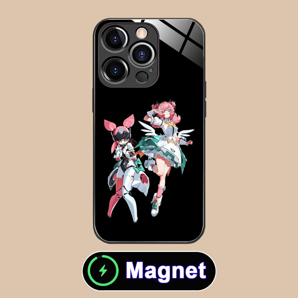 Zenless Zone Zero Aria Стеклянный чехол для мобильного телефона MagSafe для iPhone 17 16 15 14 13 12 11 Air Pro Max Plus Mini Цветная крышка