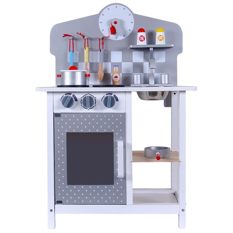 BABIBO Детские кухонные игрушки/игровой домик для мальчиков и девочек, мини-симулятор кухонных принадлежностей/деревянный обучающий костюм для готовки в подарок