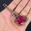 Ruby Jewelry, 999 Copper Wire Wrapped Pendant Handmade Gemstone Jewelry, Gifts For Wife Brand New Pendant