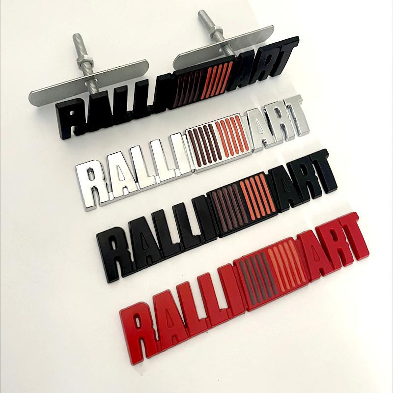 3D Металлическая Наклейка-Эмблема RalliArt на Переднюю Решетку и Задний Багажник Для Mitsubishi RalliArt Lancer Ralli Art 9 10 Asx