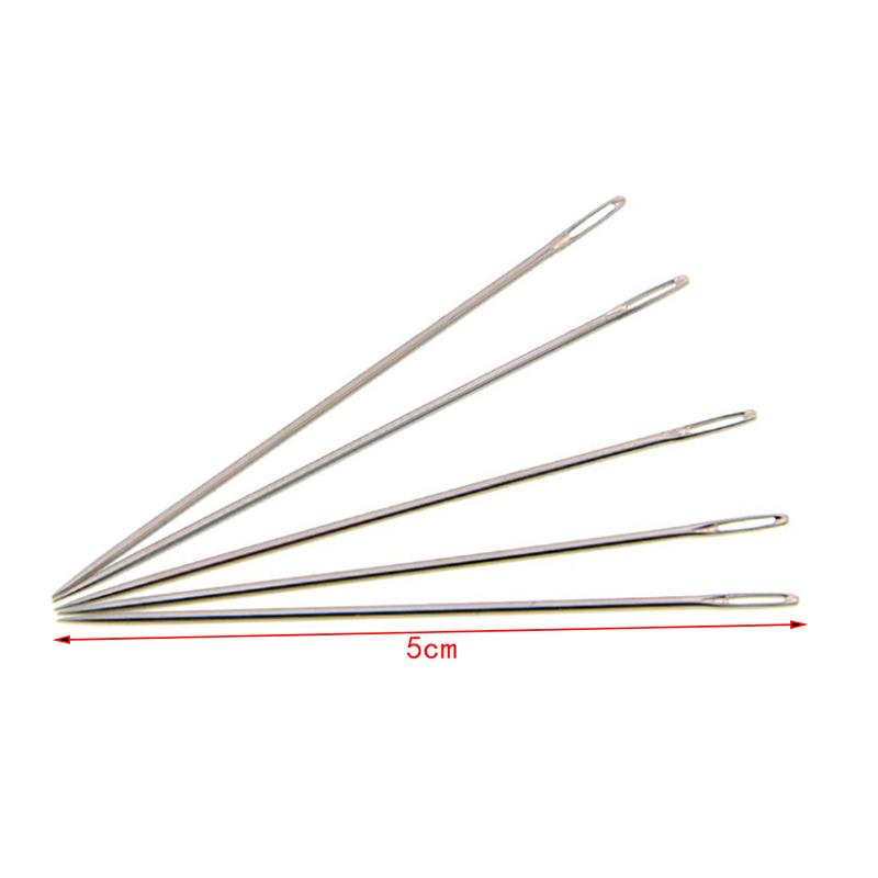New 25PCS High Hardness Stainless Steel Sewing Needle Cross Sewing Clothes Needles